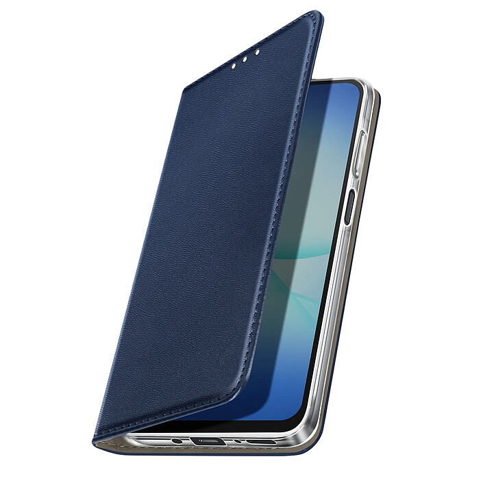 Avizar Étui à Clapet pour Galaxy A17 Magnétique avec Porte-carte et Fonction Stand Bleu nuit