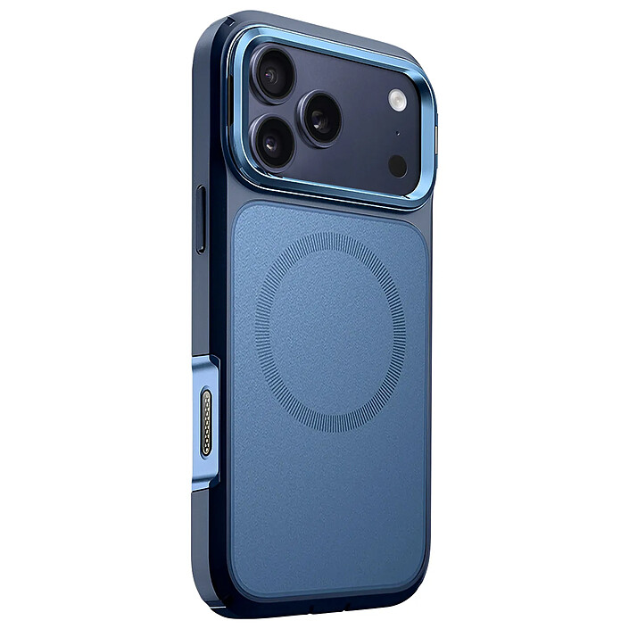 I-Blason Coque Intégrale pour iPhone 17 Pro MagSafe Antichocs 6m avec Support Bleu