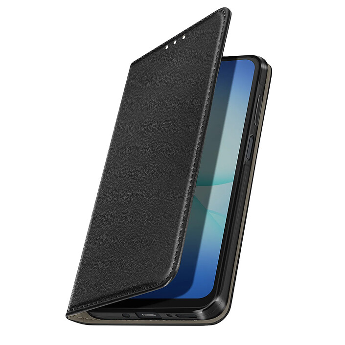 Avizar Étui à Clapet pour Galaxy A17 Magnétique avec Porte-carte et Fonction Stand Noir