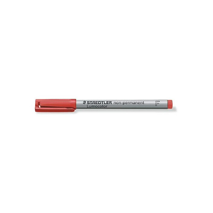 STAEDTLER marqueur non-permanent 'Lumocolor 316' Fin 0,6 mm Rouge x 10