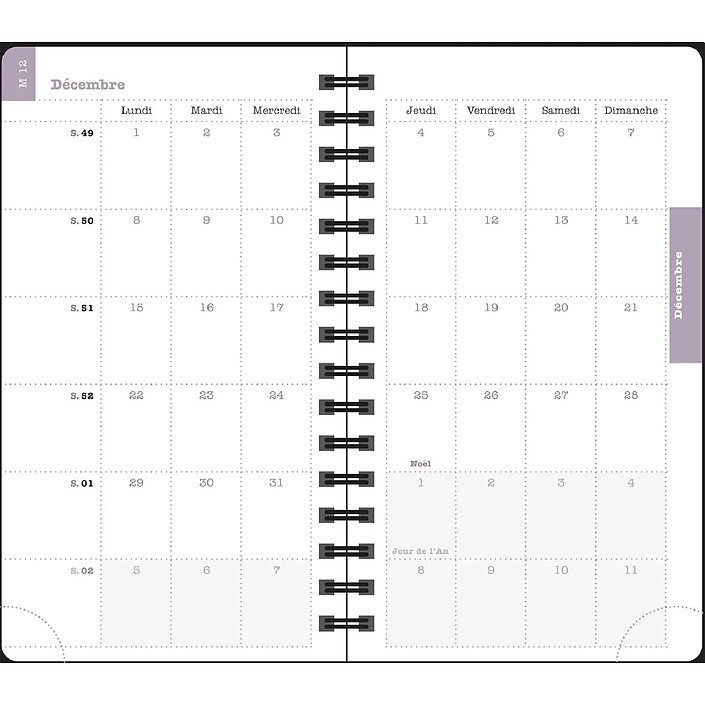 Acheter EXACOMPTA Agenda de poche Lady 16S spiralé Sophie Adde 9 x16 cm Semainier 2026