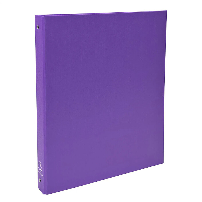 EXACOMPTA Classeur rembordé polypropylène 4 anneaux 30mm - A4 - Violet