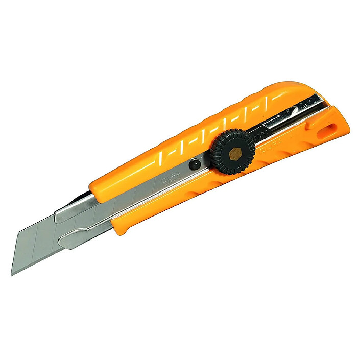 OLFA Cutter multi-usage L1 corps ABS 100% recyclé, lame 18mm, blocage par molette pas cher