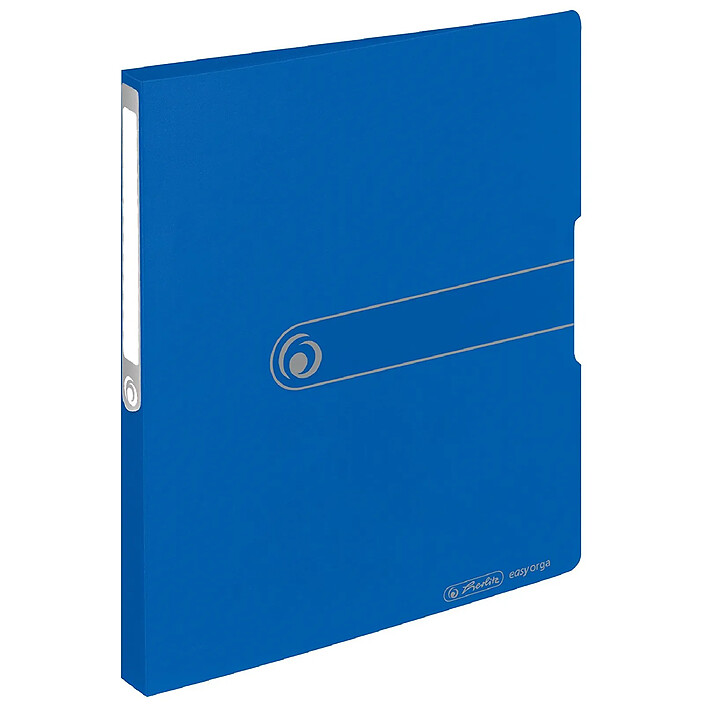 HERLITZ Classeur 2 anneaux Easy Orga to go Polypro A4 Dos de 27 mm Bleu