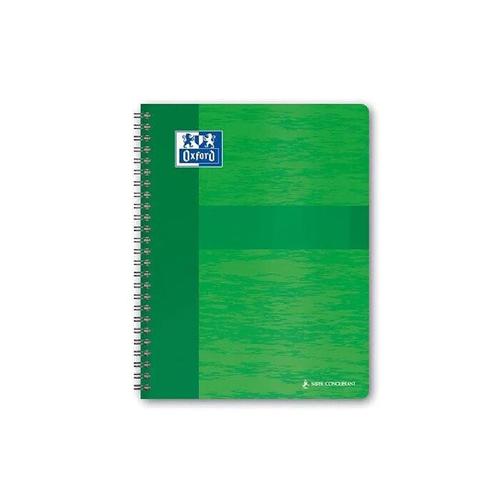 OXFORD Cahier à spirale 240 x 320 mm Seyès 180 pages 90g x 5