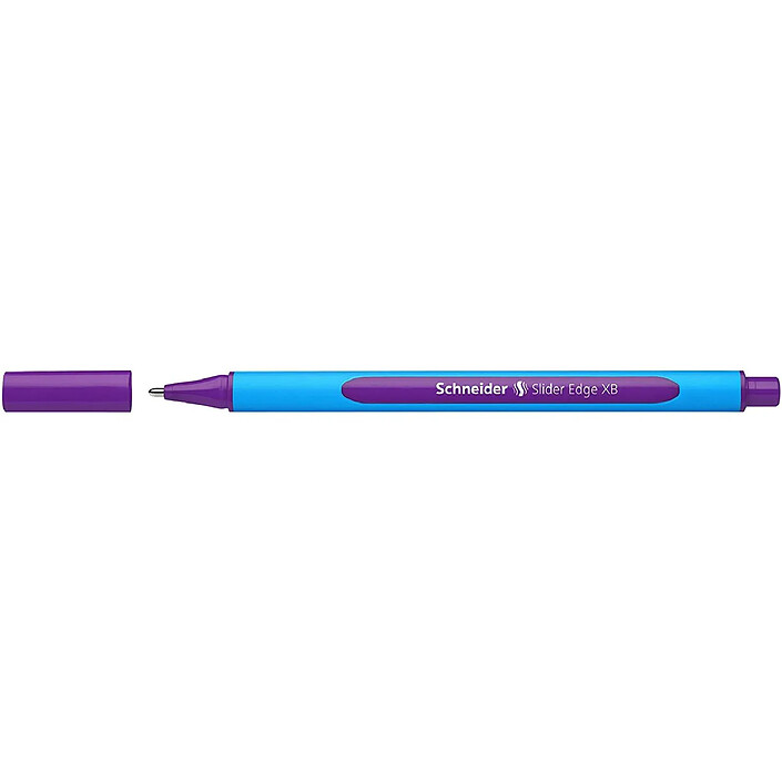 SCHNEIDER Stylo à bille Slider Edge Pointe Extra Large violet x 10