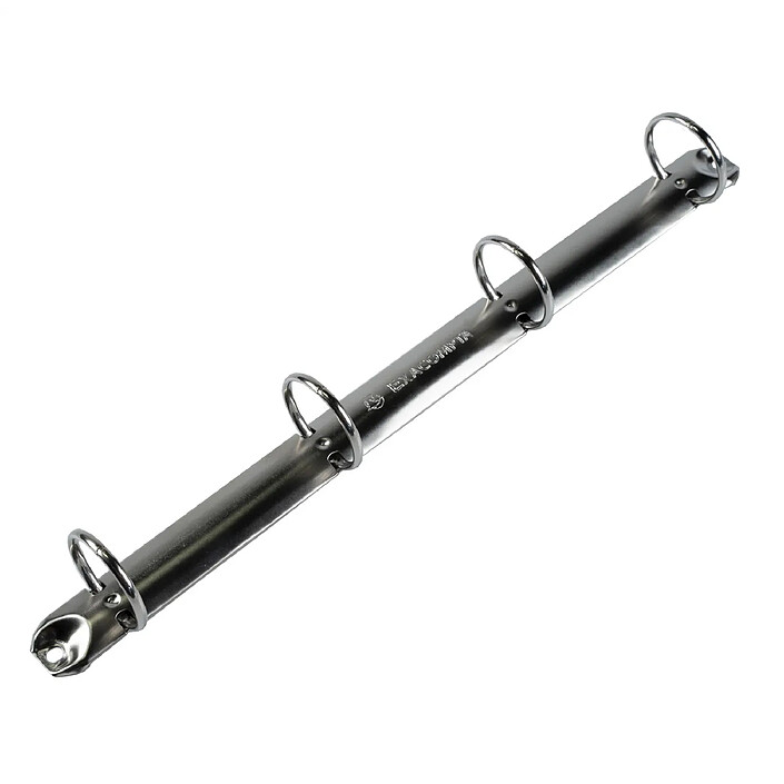 EXACOMPTA Classeur rembordé polypropylène 4 anneaux 30mm - A4 - Violet pas cher
