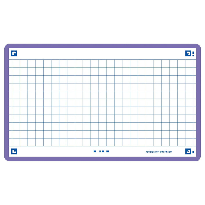 OXFORD Fiches 'Flash 2.0', 75 x 125 mm, quadrillé, violet
