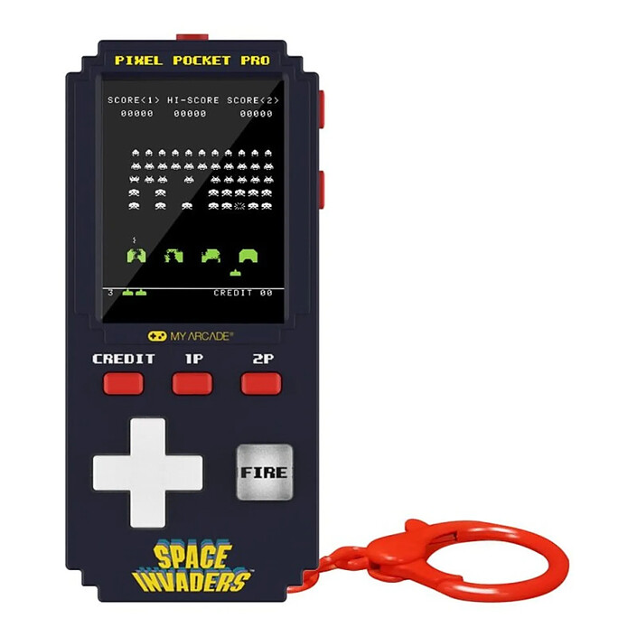 Space Invaders - Console de jeu portable Space Invaders Pixel Pocket Pro