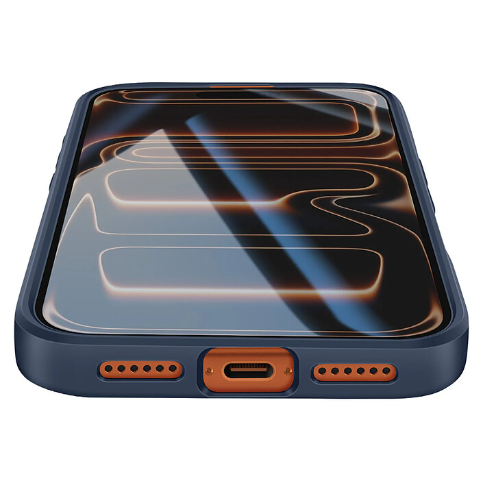 Acheter Spigen SGP Coque pour iPhone 17 Pro Max Modèle Liquide Air Souple Antidérapant Bleu marine