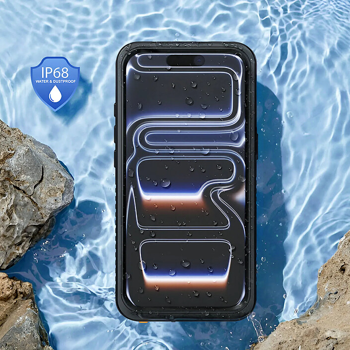 Avis 4smarts Coque Intégrale Étanche IP68 pour iPhone 17 Pro Compatible MagSafe Noir