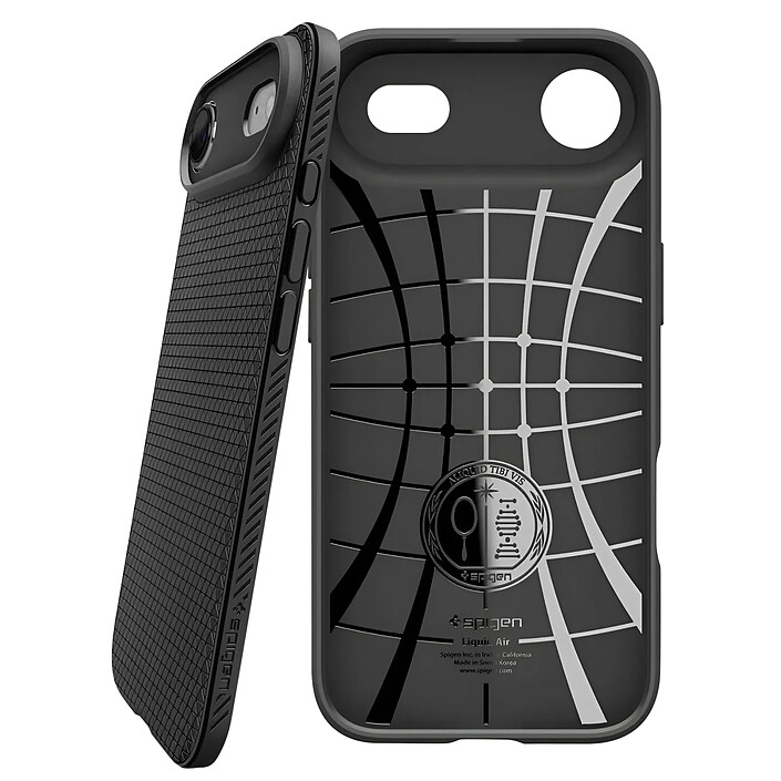 Spigen SGP Coque pour iPhone Air Modèle Liquide Air Souple Antidérapant Noir pas cher