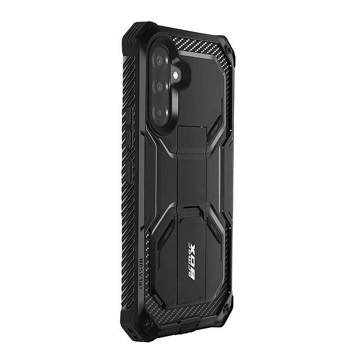 I-Blason Coque pour Galaxy A36 Modèle i-Blason Armorbox Renforcé avec Béquille Support Noir