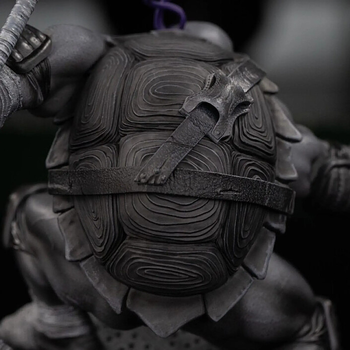 Les Tortues Ninja - Statuette 1/10 Art Scale Donatello Black and White Variant 26 cm heo exclusive pas cher