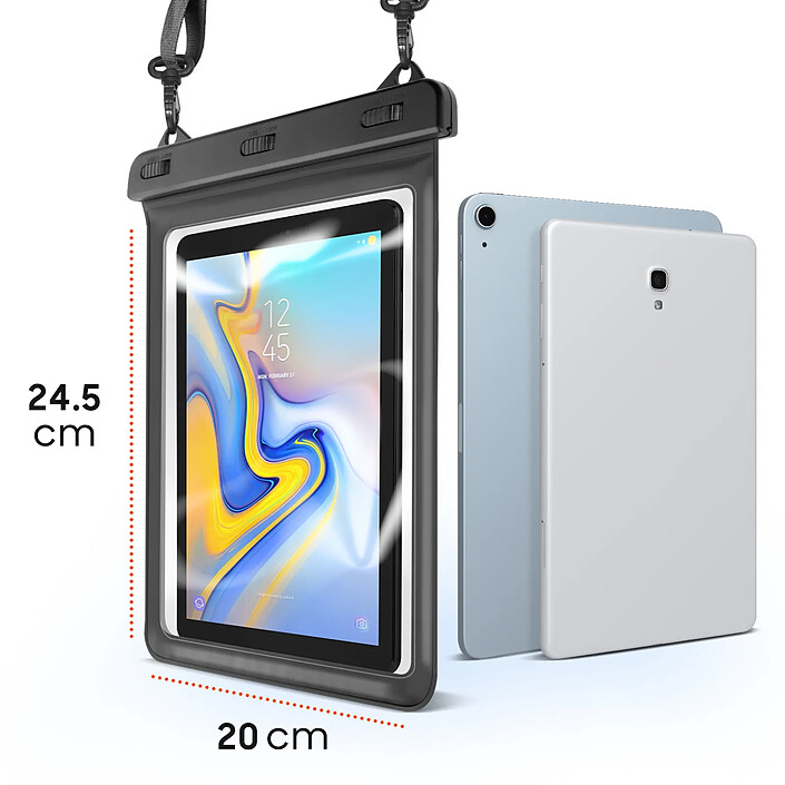 Avis Avizar Pochette Étanche pour Tablette 12 pouces IPX8 avec Fenêtre Tactile et Lanière