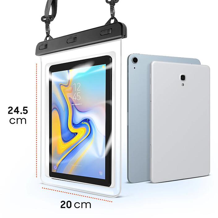 Avis Avizar Pochette Étanche pour Tablette 12 pouces IPX8 avec Fenêtre Tactile et Lanière