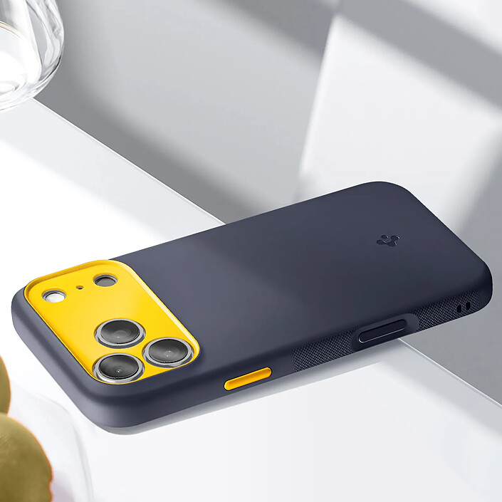 Avis Spigen SGP Coque MagSafe pour iPhone 17 Pro Modèle Nano Pop Antichoc avec Bouton Caméra Bleu marine