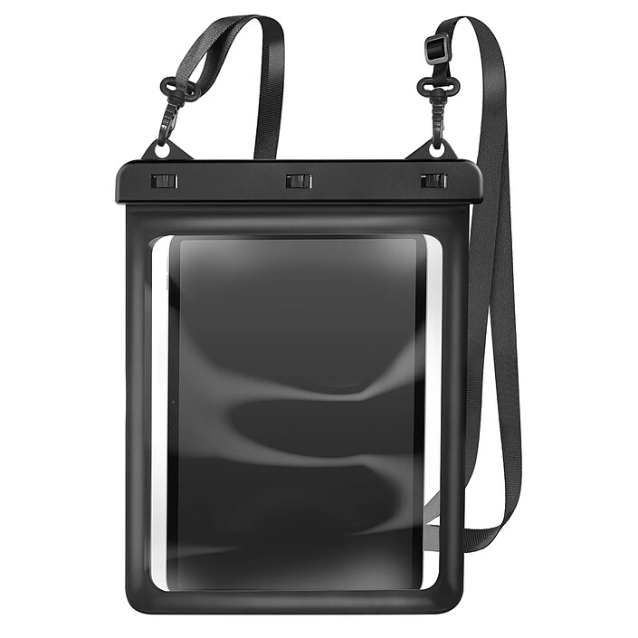 Avizar Pochette Étanche pour Tablette 12 pouces IPX8 avec Fenêtre Tactile et Lanière