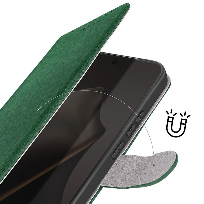 Acheter Avizar Étui à Clapet pour Xiaomi 15T Effet Cuir avec Porte-cartes et Fonction Stand