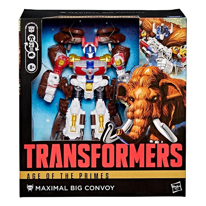 Transformers Age of the Primes Leader Class - Figurine Maximal Big Convoy 19 cm pas cher