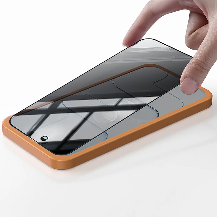 Tactical Protection d'Écran pour iPhone Air Anti-Espion en Verre Trempé 5D Noir transparent pas cher