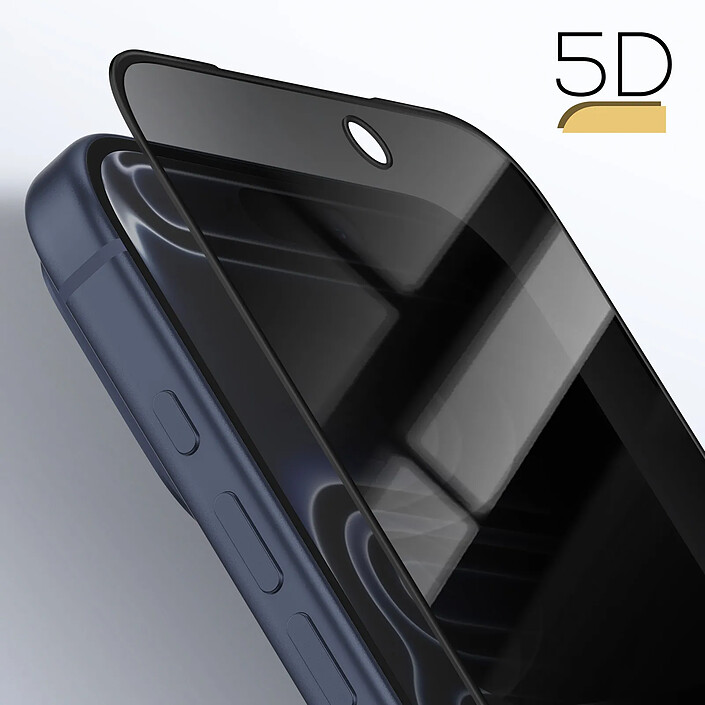 Avis Tactical Protection d'Écran pour iPhone 17 Pro Anti-Espion en Verre Trempé 5D Noir transparent