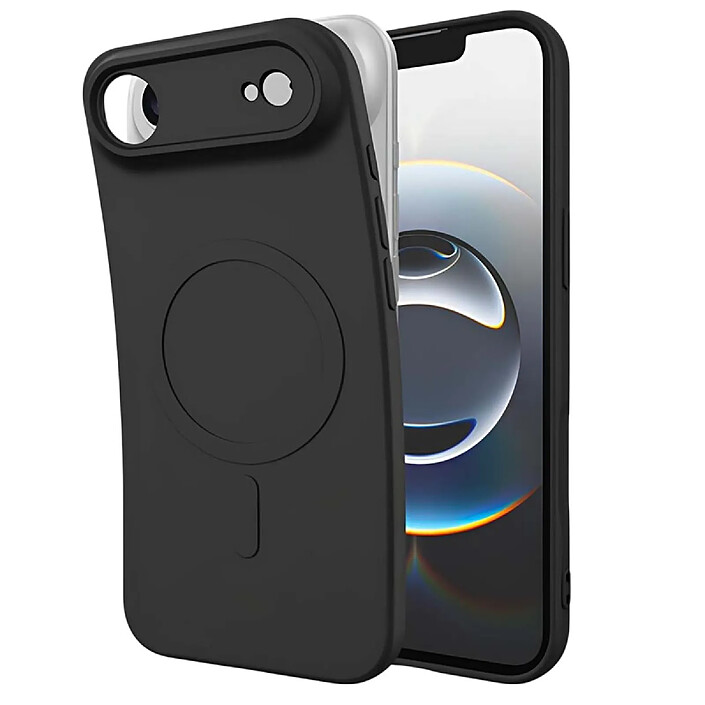 JUST IN CASE Coque MagSafe pour iPhone Air Série Kick Case Ultra Souple Noir