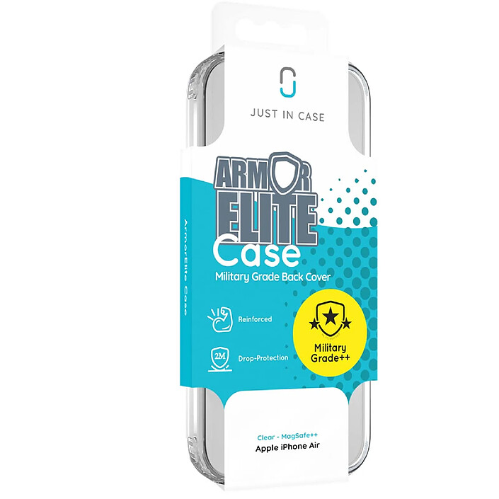 Acheter JUST IN CASE Coque MagSafe pour iPhone Air Série Kick Case en TPU Ultra Durable Transparent