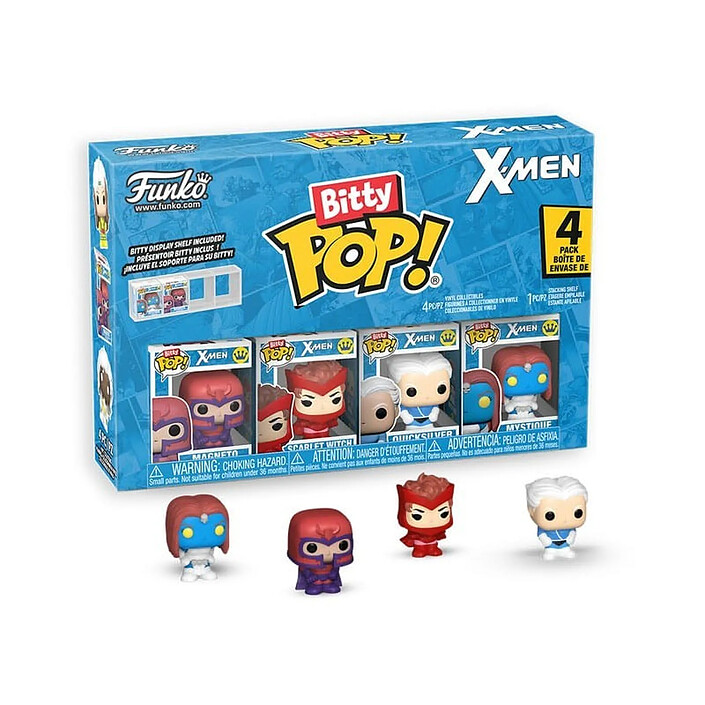 X-Men - Pack 4 figurines Bitty POP! X-Men (série 1) 2,5 cm
