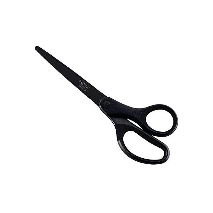 LEITZ Ciseaux de bureau anti-adhésif ergonomique 180 mm Noir