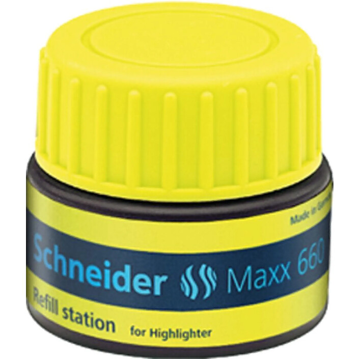 SCHNEIDER Station de recharge Maxx 660 jaune pour Surligneur JOB x 6