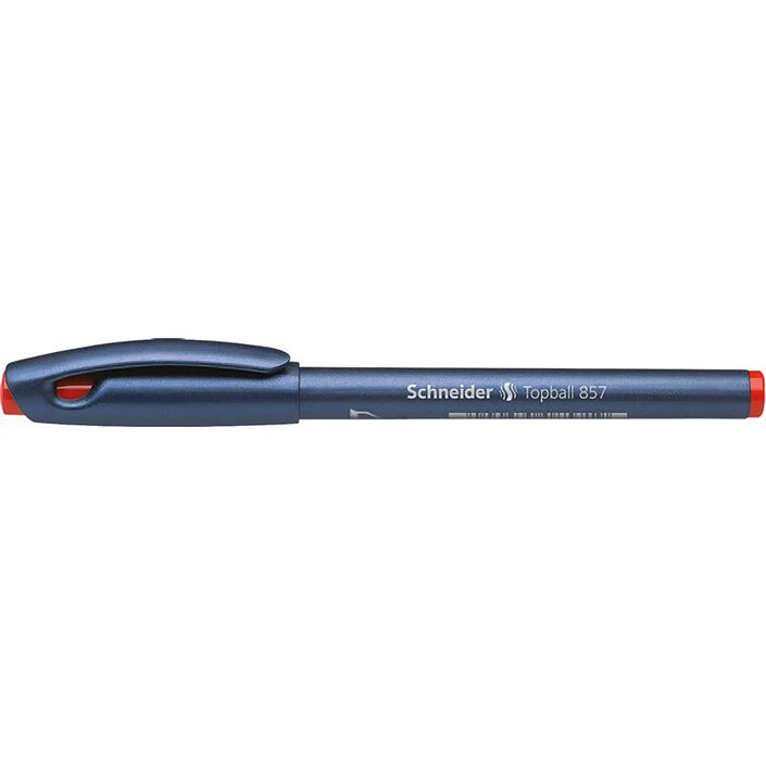 SCHNEIDER Roller à encre Topball 857 06 rouge x 10