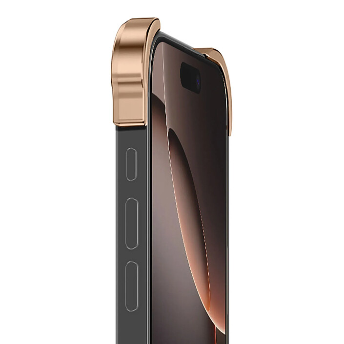 Avizar Protection Design pour iPhone 16 Pro Bumper Renforcé avec Verre trempé Caméra pas cher