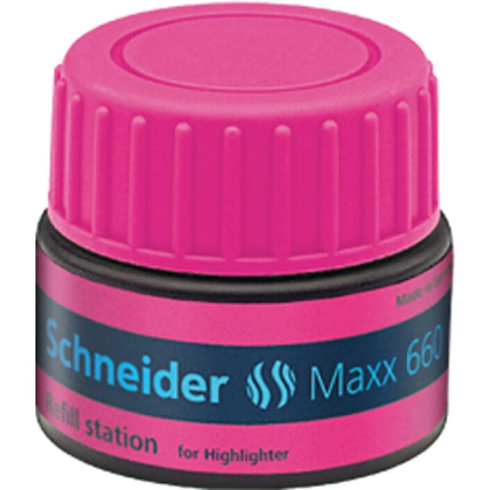 SCHNEIDER Station de recharge Maxx 660 rose pour Surligneur JOB x 6