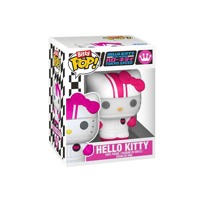 Avis Sanrio - Figurine Bitty POP! Hello Kitty en voiture de course 2,5 cm