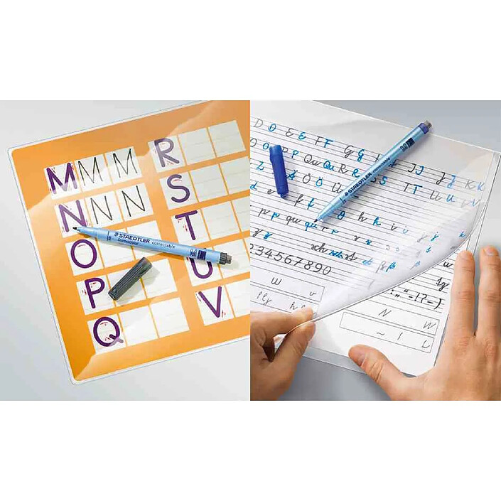 Avis STAEDTLER Marqueur Correctable Lumocolor 305M Pte Moyenne Bleu