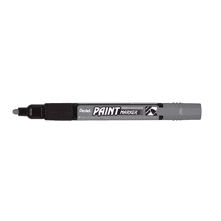 PENTEL Marqueur Permament PAINT MARKER MMP20 2 mm Gris