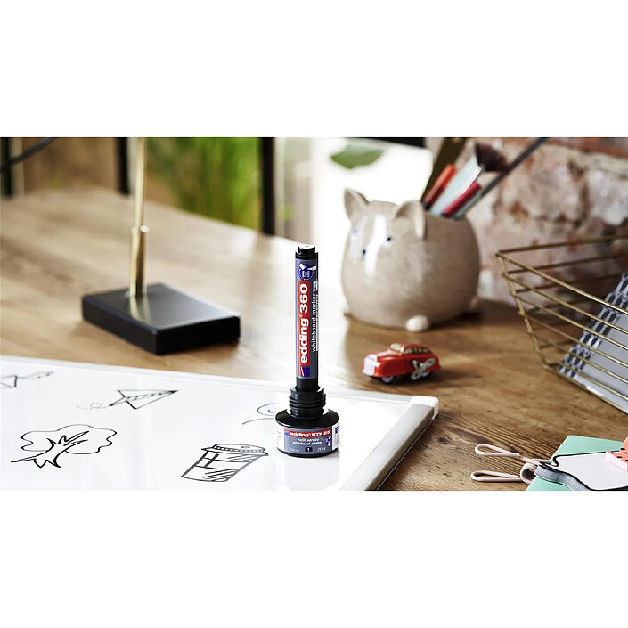 EDDING Marqueur pour tableau blanc 360 set de 8 Assorti neuf 1,5-3 mm pas cher