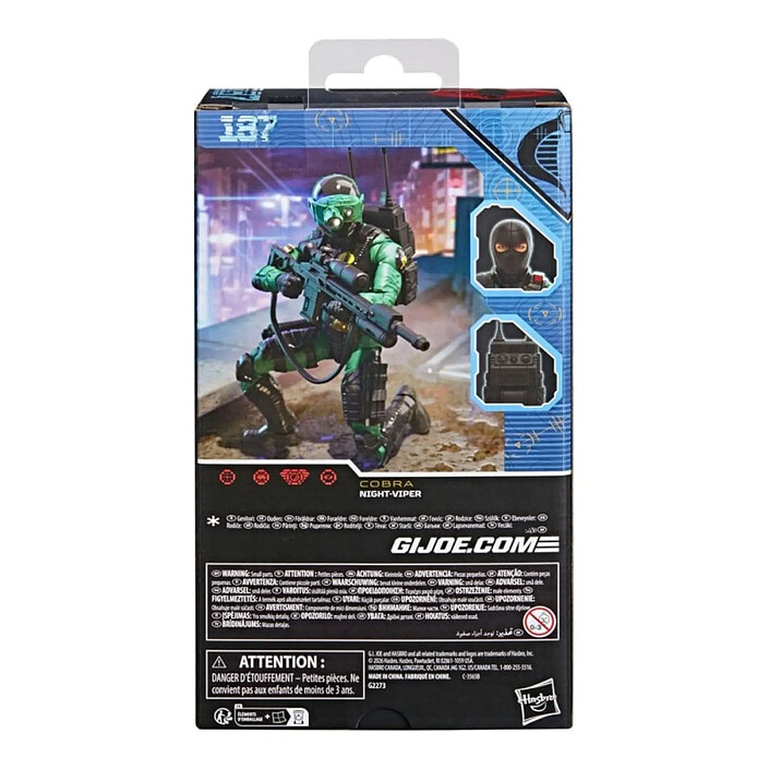 Acheter G.I. Joe Classified Series - Figurine Night-Viper 15 cm