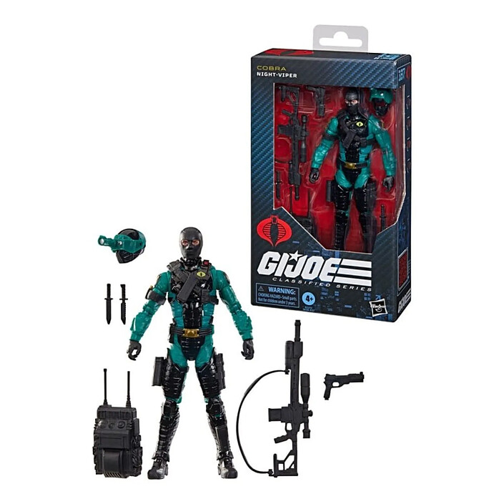 G.I. Joe Classified Series - Figurine Night-Viper 15 cm pas cher