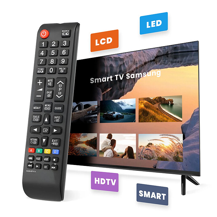 Avis Avizar Télécommande Universelle pour Téléviseur Samsung avec portée 8m Noir
