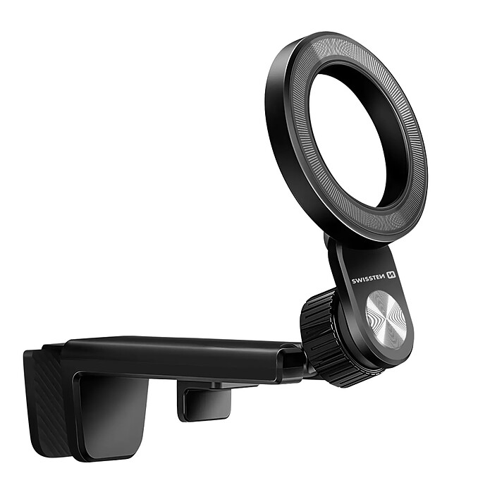 Swissten Support MagSafe pour iPhone Fixation Grip Tout Terrain Ajustable et Rotatif Noir