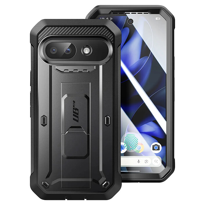 Supcase Coque Intégrale pour Google Pixel 9a MagSafe Série Unicorn Beetle Pro Noir