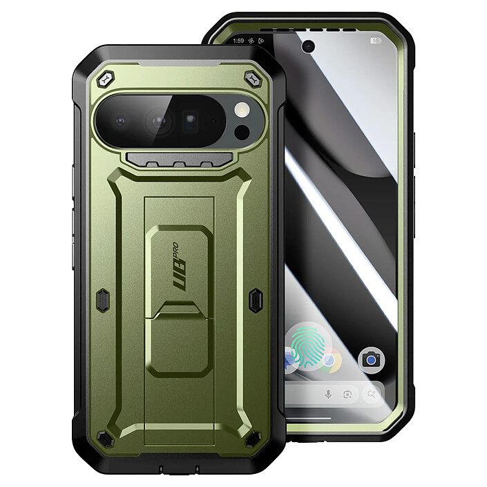 Supcase Coque Intégrale pour Google Pixel 10 Pro XL MagSafe Série Unicorn Beetle Pro Kaki