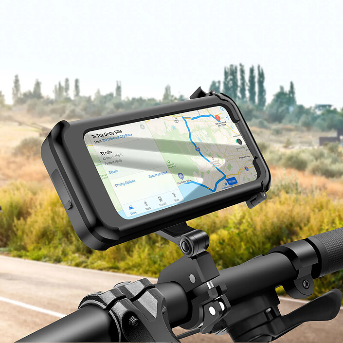 Avis Avizar Support Vélo / Moto Téléphone avec Coque Intégrale Étanche et Tactile