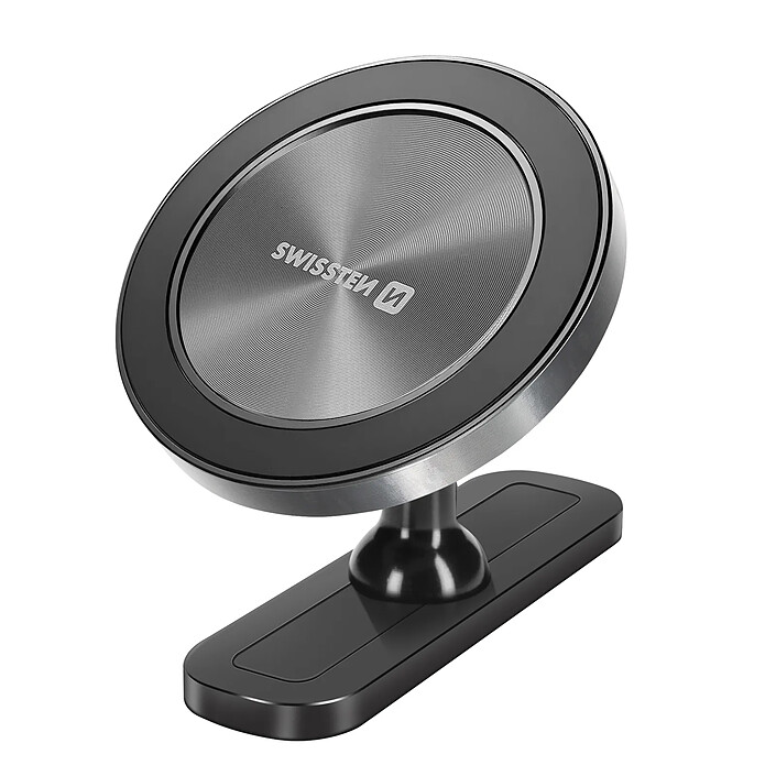 Swissten Support MagSafe Magnétique pour iPhone 12 à 17 6 Aimants Rotatif 360° Noir