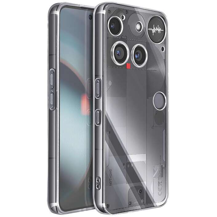 Mayaxess Coque pour Nothing Phone 3 Protection Souple en Silicone Transparent