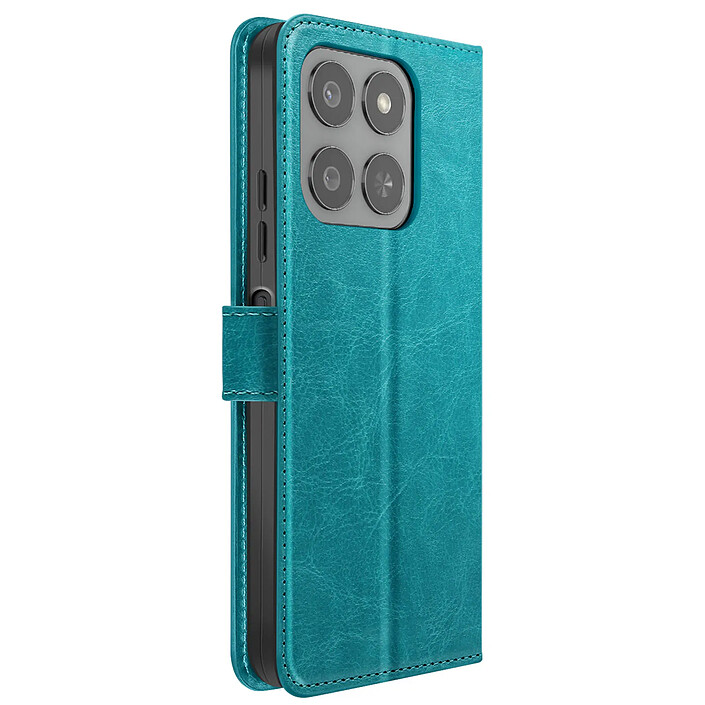 Mayaxess Étui Portefeuille pour Honor 400 Smart Antichoc avec Dragonne Inclus Turquoise