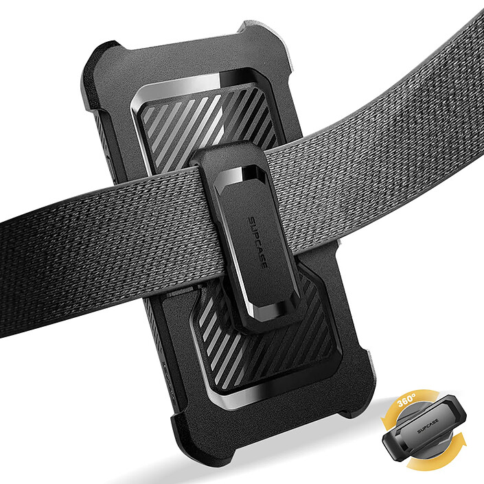 Supcase Coque Intégrale pour Google Pixel 9a MagSafe Série Unicorn Beetle Pro Noir pas cher
