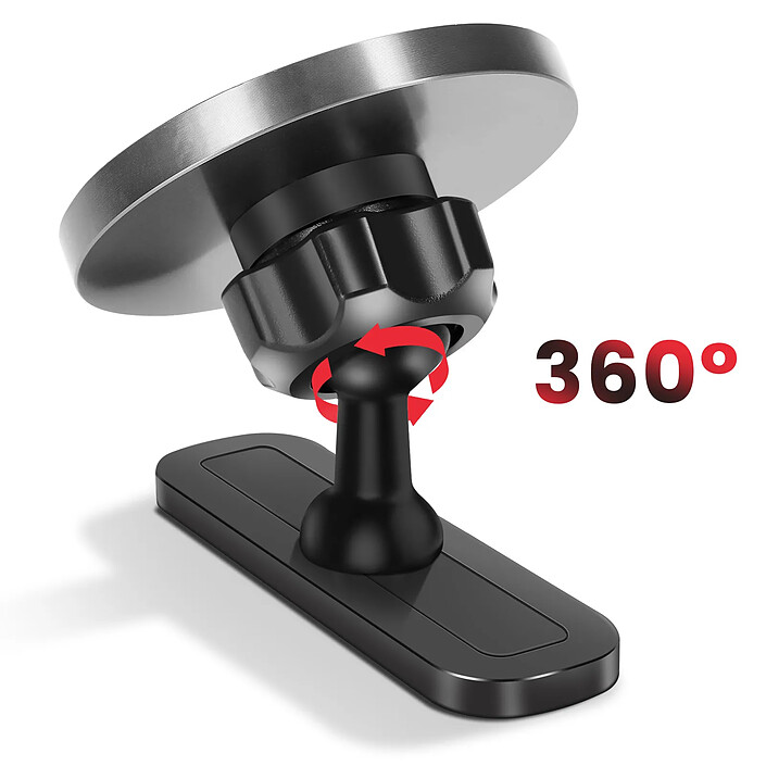 Acheter Swissten Support MagSafe Magnétique pour iPhone 12 à 17 6 Aimants Rotatif 360° Noir